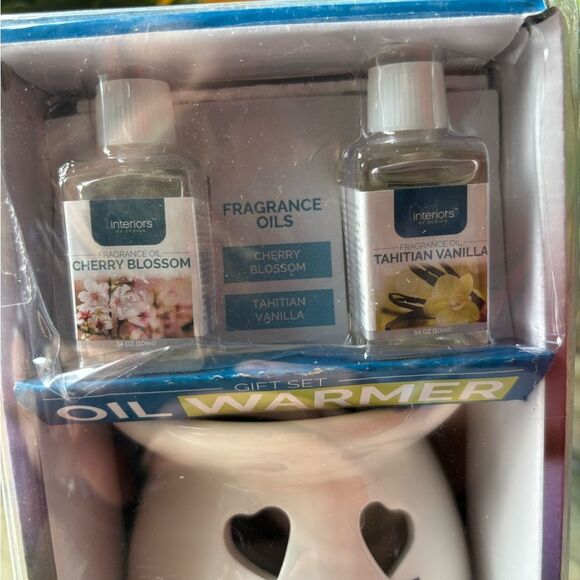Interiors By Design Gift Set Oil Warmer "Live Laugh Love" New - Picture 2 of 4